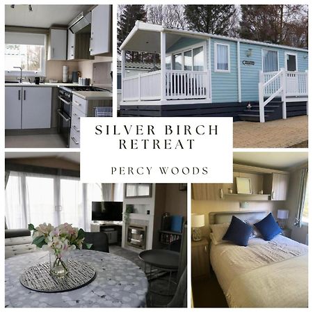 Silver Birch Retreat - Percy Woods Country Retreat With 18 Hole Free Golf Alnwick Dış mekan fotoğraf