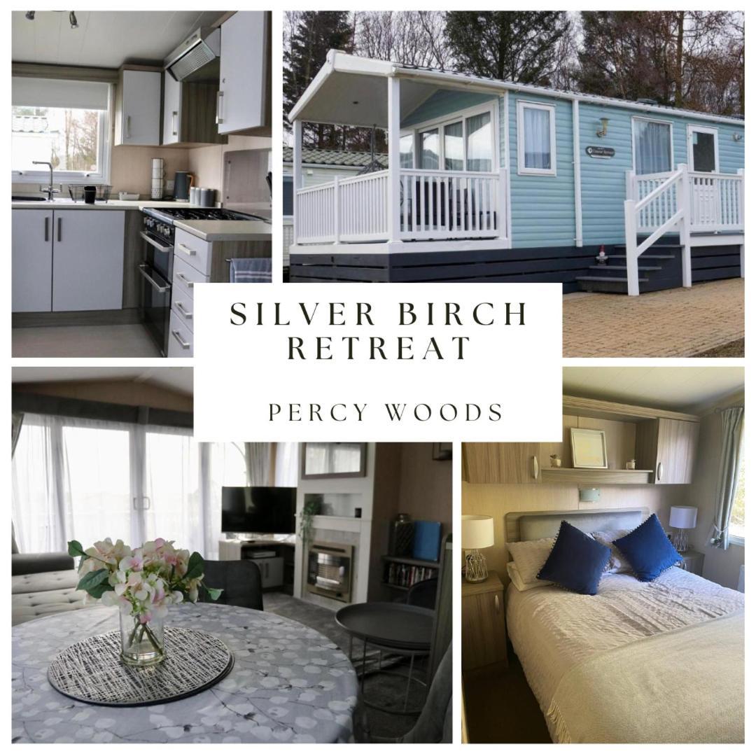 Silver Birch Retreat - Percy Woods Country Retreat With 18 Hole Free Golf Alnwick Dış mekan fotoğraf